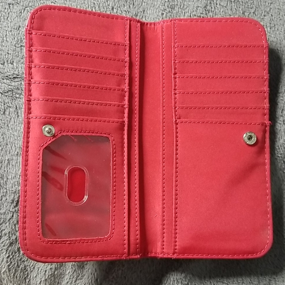 Liz Clairborne Pink Crocodile Wallet - Picture 2 of 2